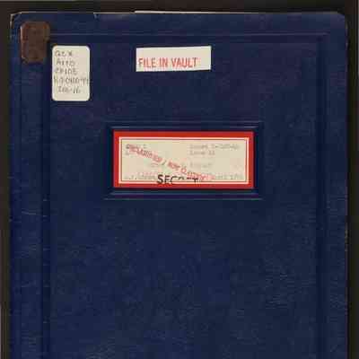 Arrow 1 aircraft 25201: weight and C.G. summary, Apr. 1/58 Report 7-0400-44 Issue 16