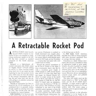 A Retractable Rocket Pod