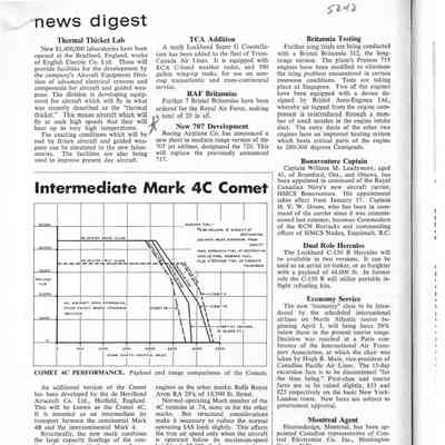 news digest - Jan 1958