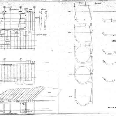 G/A Duct & Engine Bay J75 Engine Version Sheet 3-2 - Report No. 7/0510/12 - Scale 1/10