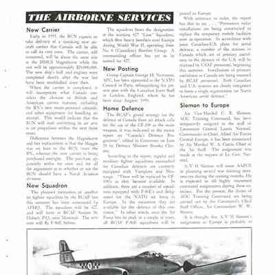 The Airborne Services - Aug 1952