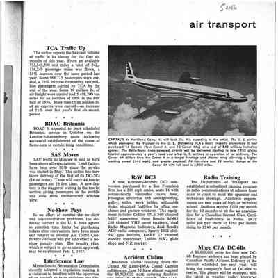 Air transport - Sep 1956