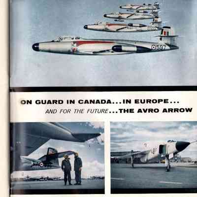 on guard in Canada… In Europe… and for the future… The Avro Arrow