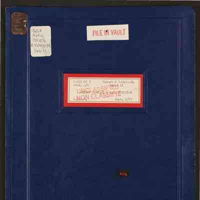 C-105 MK 2 production A/C: weight summary and C.G. position, Sept. 1/57 Report No. 7-0400-34 Issue 11
