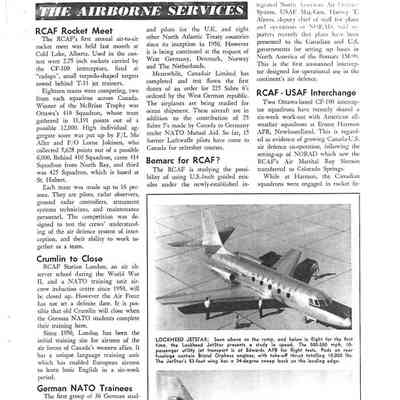 The Airborne Services - Oct 1957