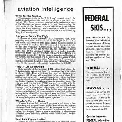 Aviation intelligence - Jan 1960