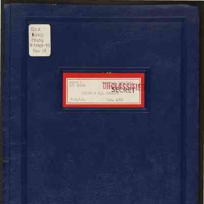 Arrow 1 aircraft 25201: weight & C.G. summary, Mar. 1/58 Report # 7-0400-44 Issue 15