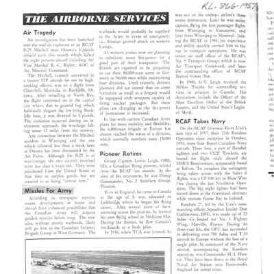 The Airborne Services - Mar 1957