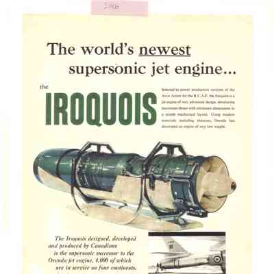 The world's newest supersonic jet engine… the IROQUOIS