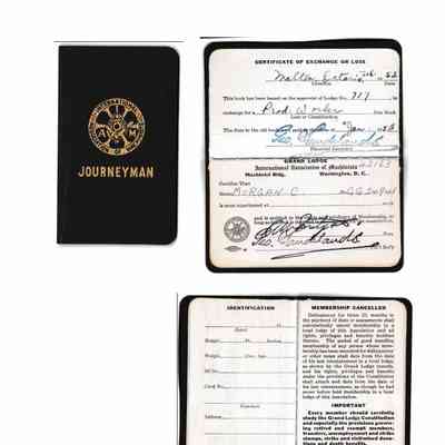 International Association of Machinists Journeyman (Union Dues Handbook)