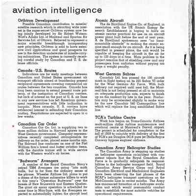 Aviation intelligence - Apr 1958