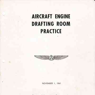 SAE guide for aircraft engine drafting practise