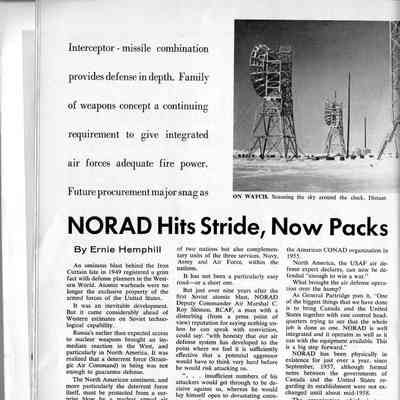 NORAD hits stride, now packs enough defence 'to win a war'