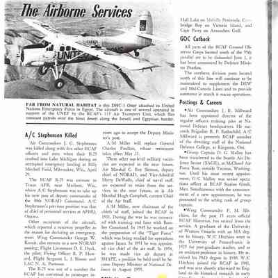 The Airborne Services - May 1960