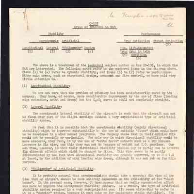 C-105: areas of interest to NAE