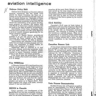 Aviation intelligence - Oct 1958