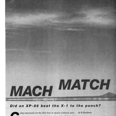 Mach Match (F86-Sabre)