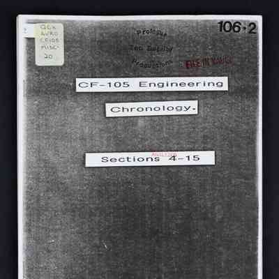 CF-105 engineering chronology: section 4-15