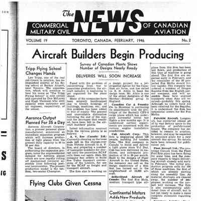The News of Canadian Aviation - Feb 1946