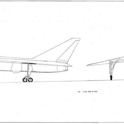C-105 - 2 view - front and side - on ground