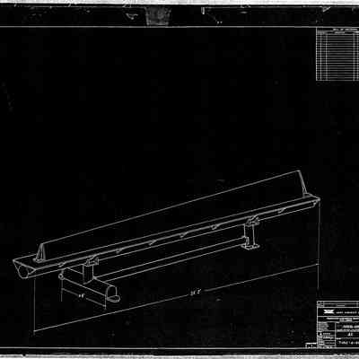 Master Model Inner Wing Leading Edge R.H., Drawing 7-1062-6-MM1