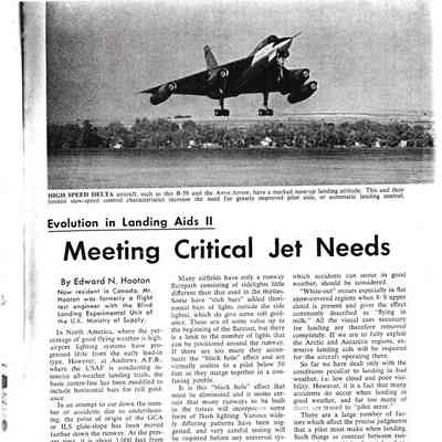 Evolution in Landing Aids II - Meeting Critical Jet needs