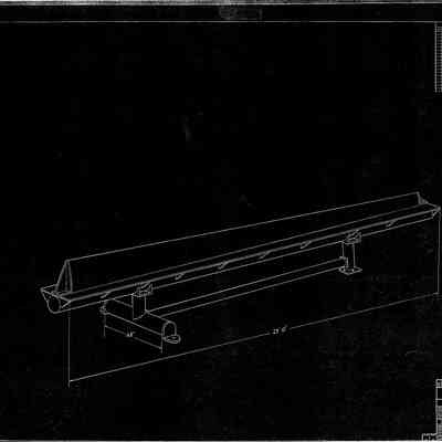 Master Model Outer Wing Leading Edge R.H., Drawing 7-1064-2-MM1