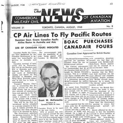 The News of Canadian Aviation - Aug 1948