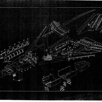 C-105 Complete Proposed Assemblies Using Narmco 4021 Metlbond technique Sheet 1/2, Drawing 7-4400-C/S-PE-01