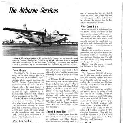 The airborne services - Nov 1960