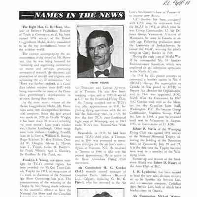 names in the news - Sep 1954