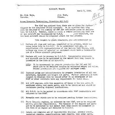 Termination Directive