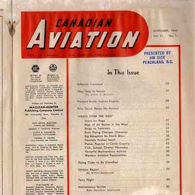 Canadian aviation - Volume 21 Number 11