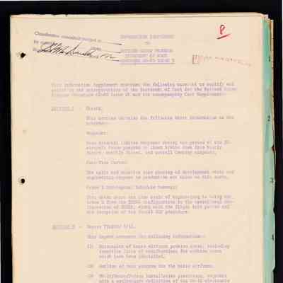 Information supplement to revised Arrow Program Statement of Work Brochure AD-53 Issue 2