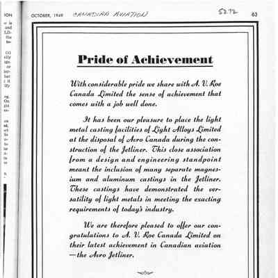 Pride of Achievement