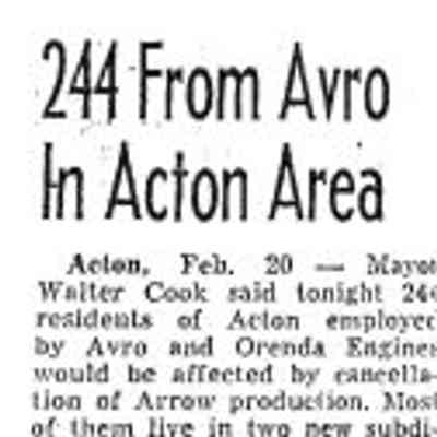 244 from Avro in Acton area