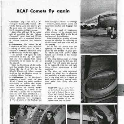 RCAF Comets fly again
