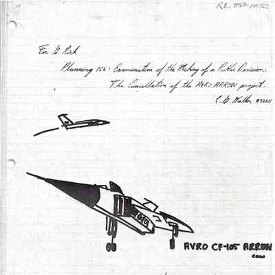 The cancellation of the Avro Arrow project