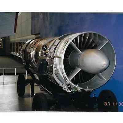 Canada Air and Space Museum Ottawa - Arrow Exhibit Front view of J75 engine