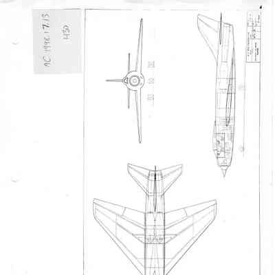 Long range all weather fighter C-104=6 drawing SK 20045