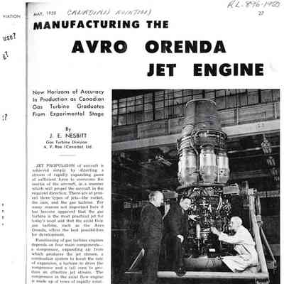 Manufacturing the Avro Orenda Jet Engine