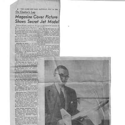 Magazine Cover Picture Shows Secret Jet Model