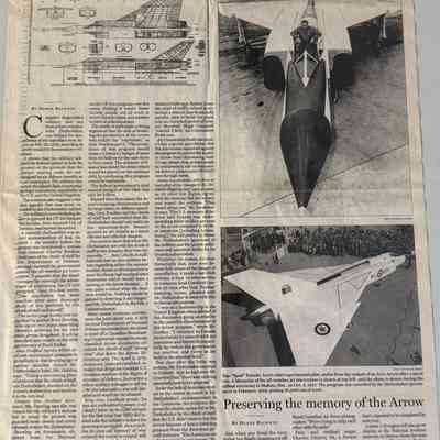 Arrow shot down by the military