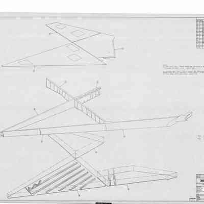 Foreward Wing Assembly Squence - drawing 7-1062-5&6-PE-1