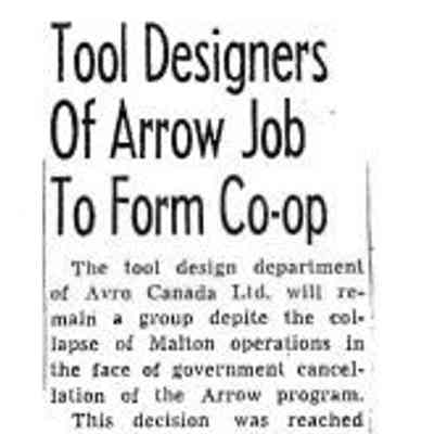 Tool Designers of Arrow job to form Co-op