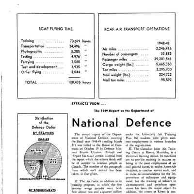 Extracts from… The 1949 Report on the Department of National Defence