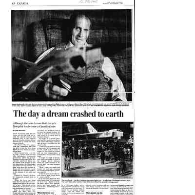 The day a dream crashed to earth