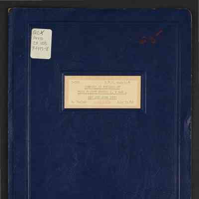 Summary of firings of free flight models 3, 4 and 5, May and June 1955 Report No. P/F.F.M./8
