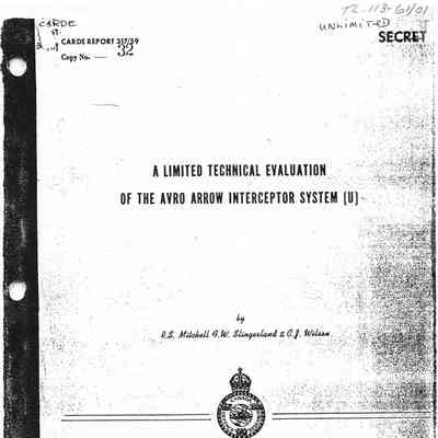 A Limited Technical Evaluation of the Arrow Interceptor System (U)