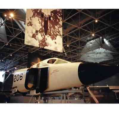 Canada Air and Space Museum Ottawa - Arrow Exhibit Starboard frontal view of 207, lower